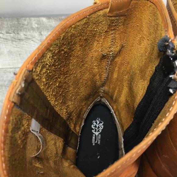 Field N Forest Men’s Leather Work Hunting Soft Toe Crepe Sole Boots Size 10.5 - Picture 11 of 11